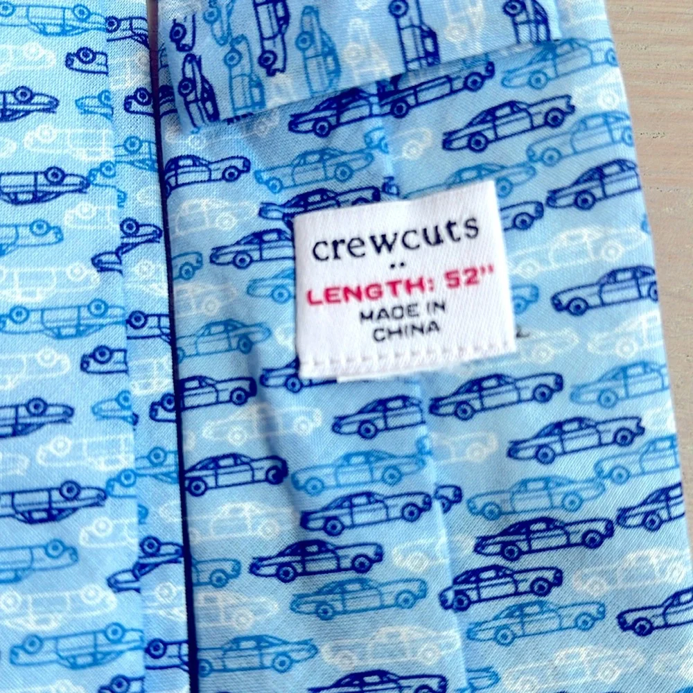 Boys Crewcuts Race Car Tie